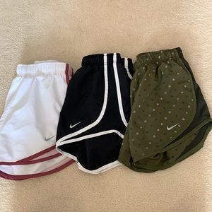 3 PAIRS OF NIKE RUNNING SHORTS